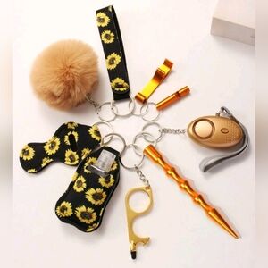 Self-defense Keychain Wristlet Kit